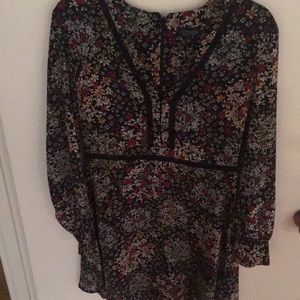 Top shop floral boho dress